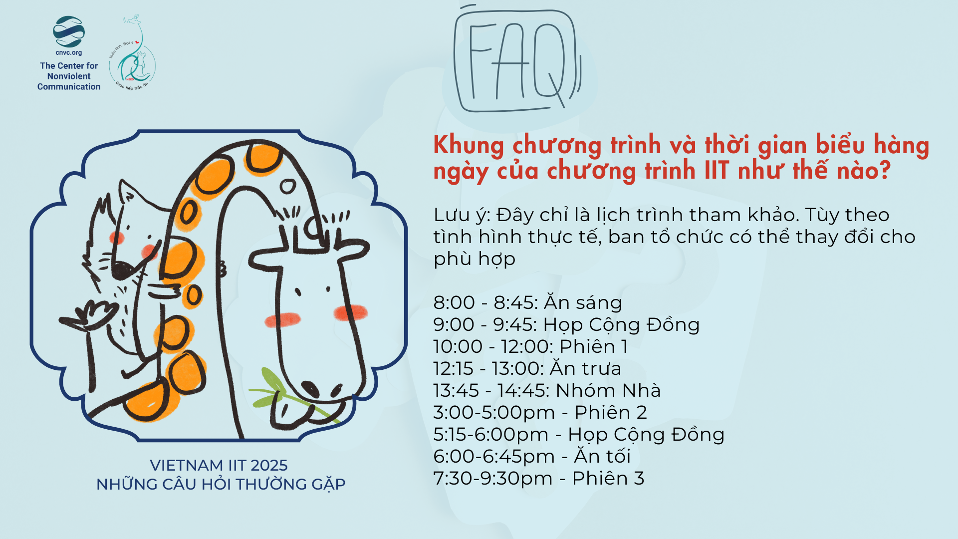 [FAQ] 2. Khung chương trình và Thời gian biểu hàng ngày của IIT | WHAT IS THE DAILY SCHEDULE & STRUCTURE?