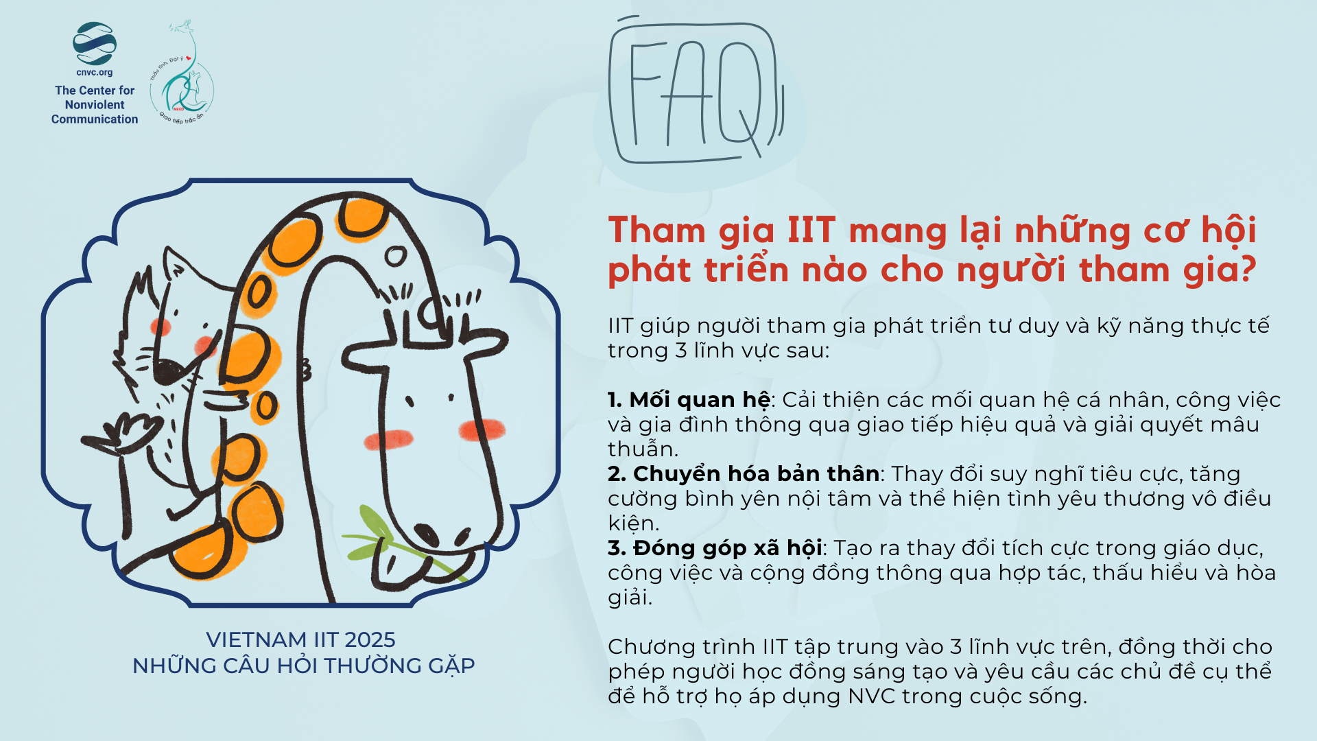 [FAQ] 7. Tham gia IIT mang lại những cơ hội phát triển nào cho người tham gia?